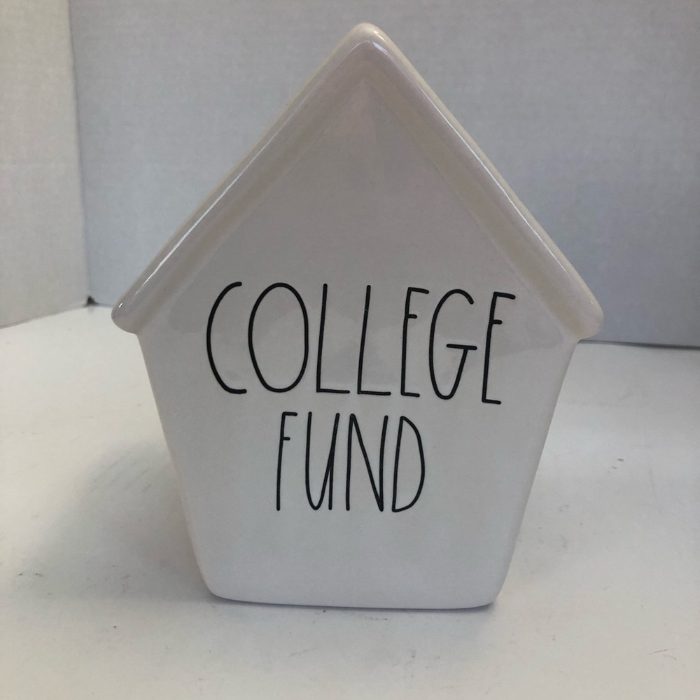 Rae Dunn COLLEGE FUND ceramic bank